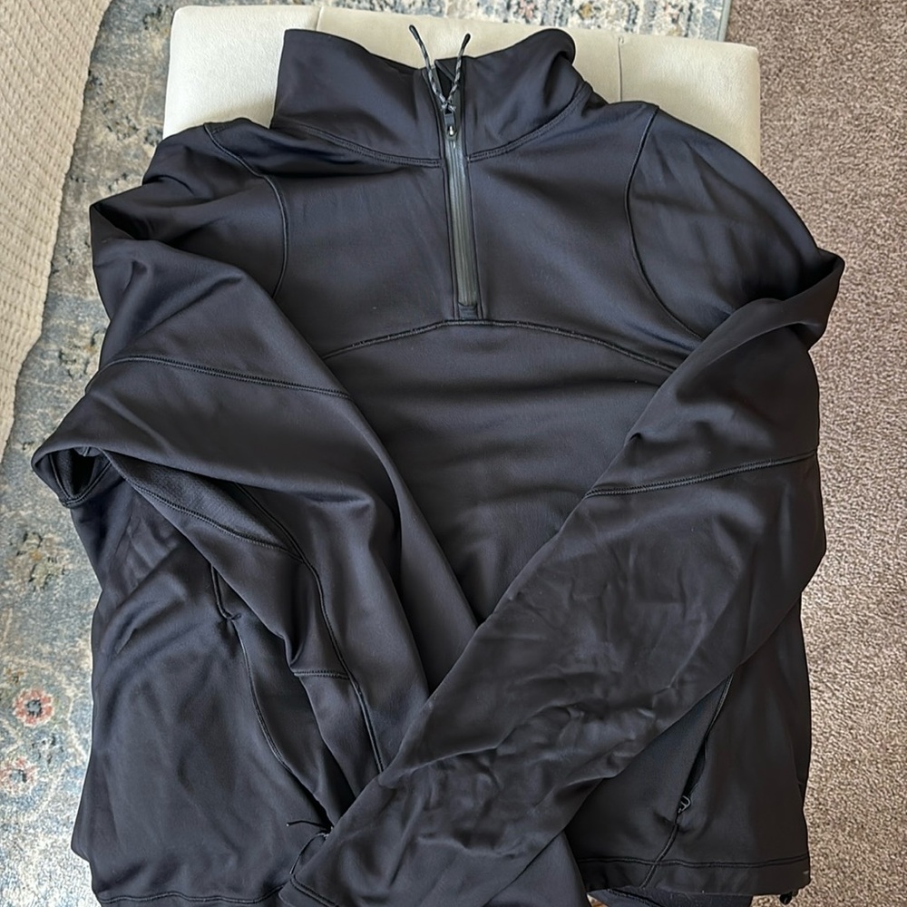 Black lululemon quarter zip